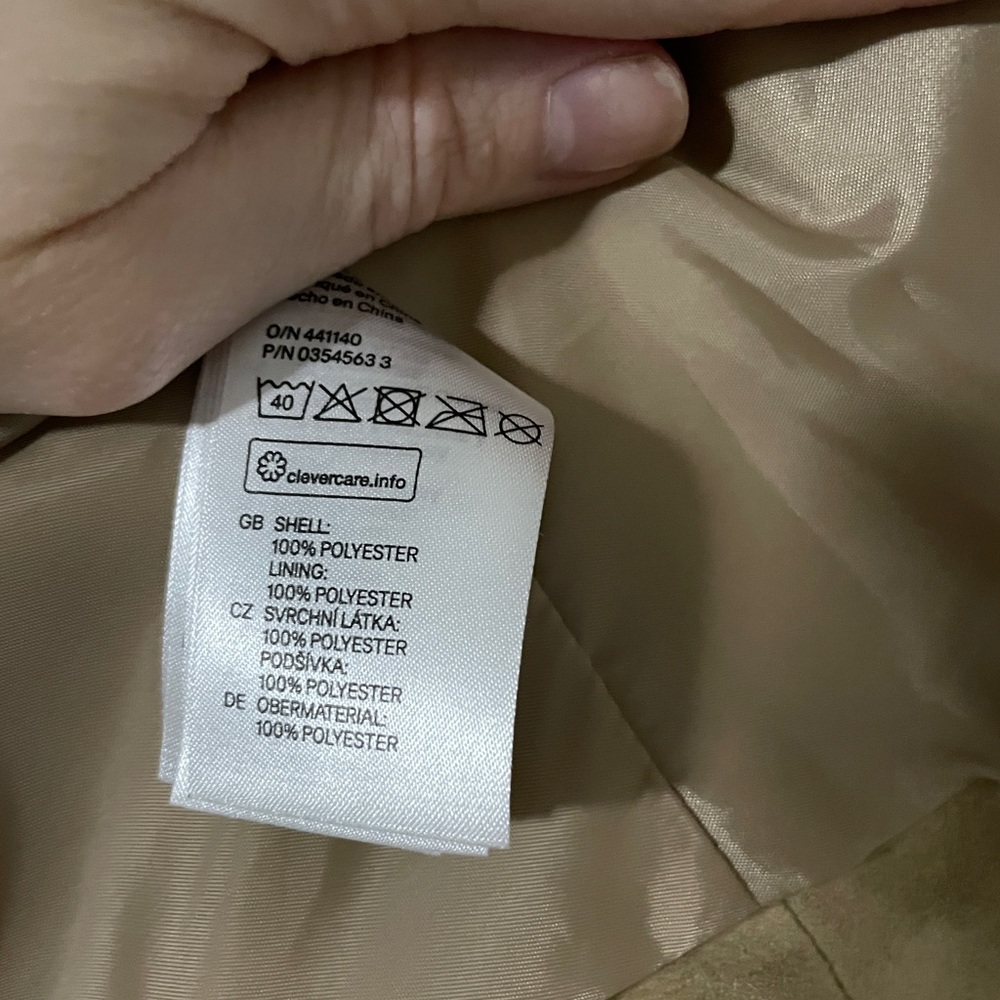 H&M Suede Moto Jacket Size 4 - Picture 8 of 9